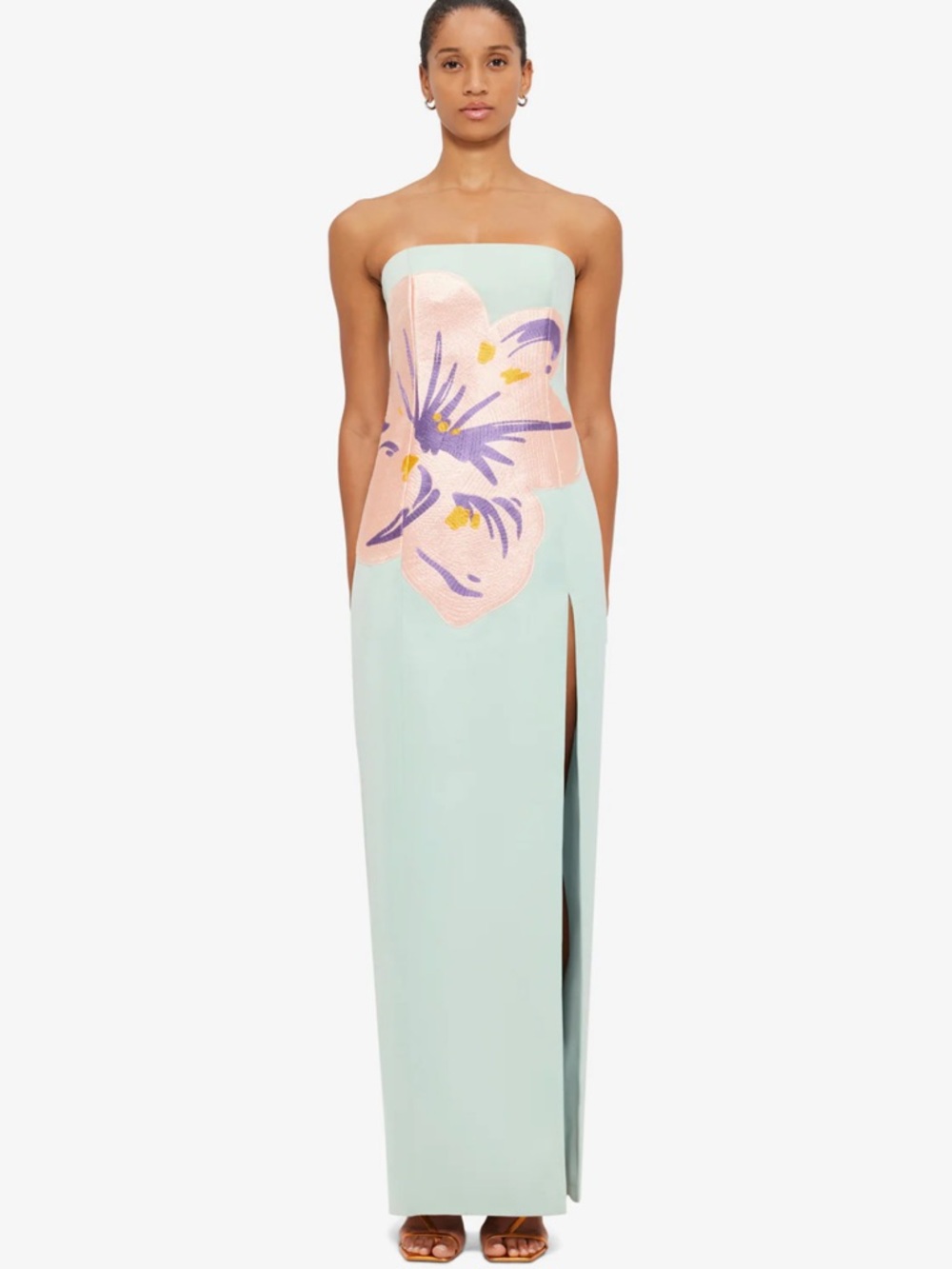 Leo Lin Clemence Strapless Gown